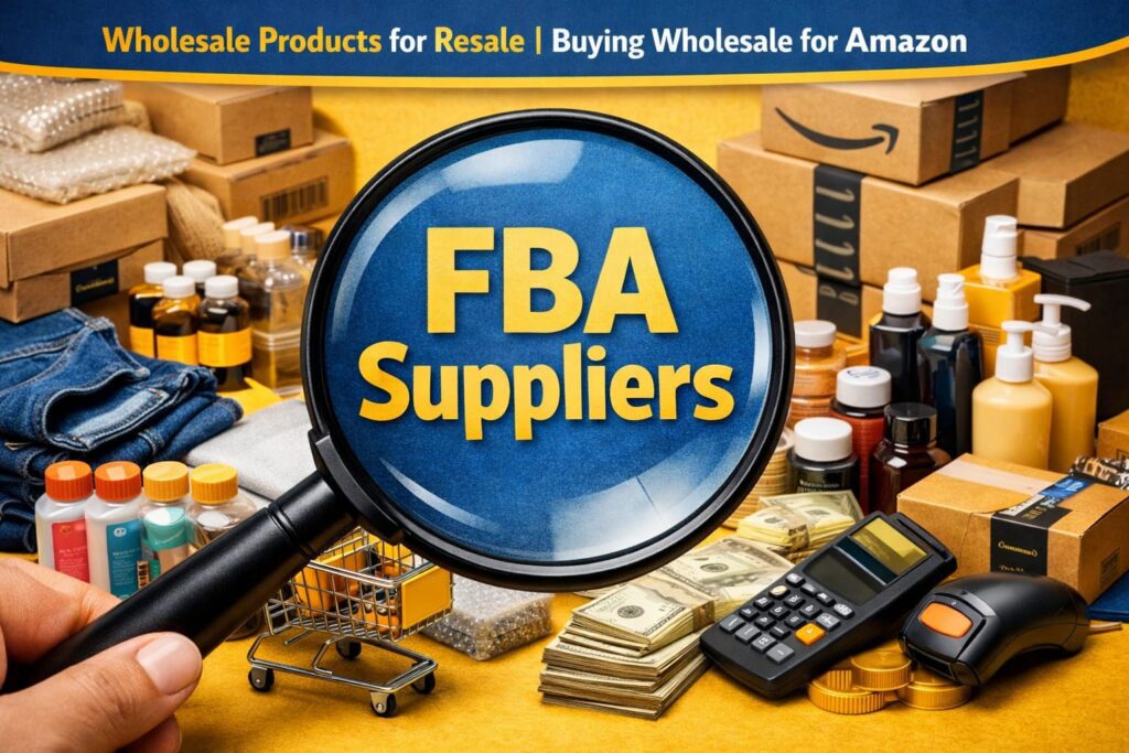 FBA suppliers providing wholesale products for Amazon sellers