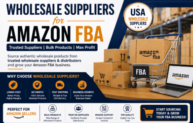 Wholesale suppliers for Amazon FBA providing bulk wholesale products and USA distributors for Amazon sellers