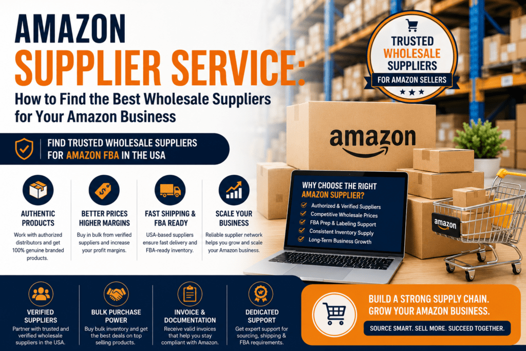 Amazon supplier service - USA wholesale distributors for Amazon FBA sellers