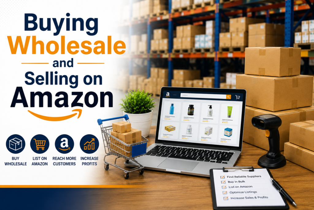Buying wholesale and selling on Amazon with trusted suppliers and Amazon FBA inventory management