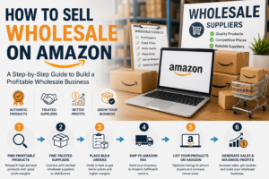 How to sell wholesale on Amazon using trusted wholesale suppliers, Amazon FBA, and profitable product sourcing strategies.