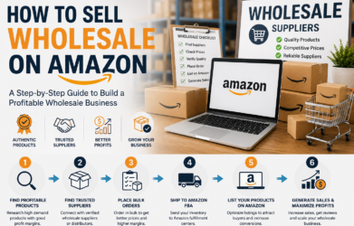 How to sell wholesale on Amazon using trusted wholesale suppliers, Amazon FBA, and profitable product sourcing strategies.