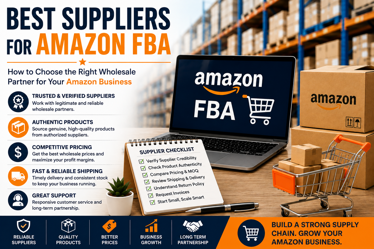 Best Suppliers for Amazon FBA – Trusted Wholesale Partners