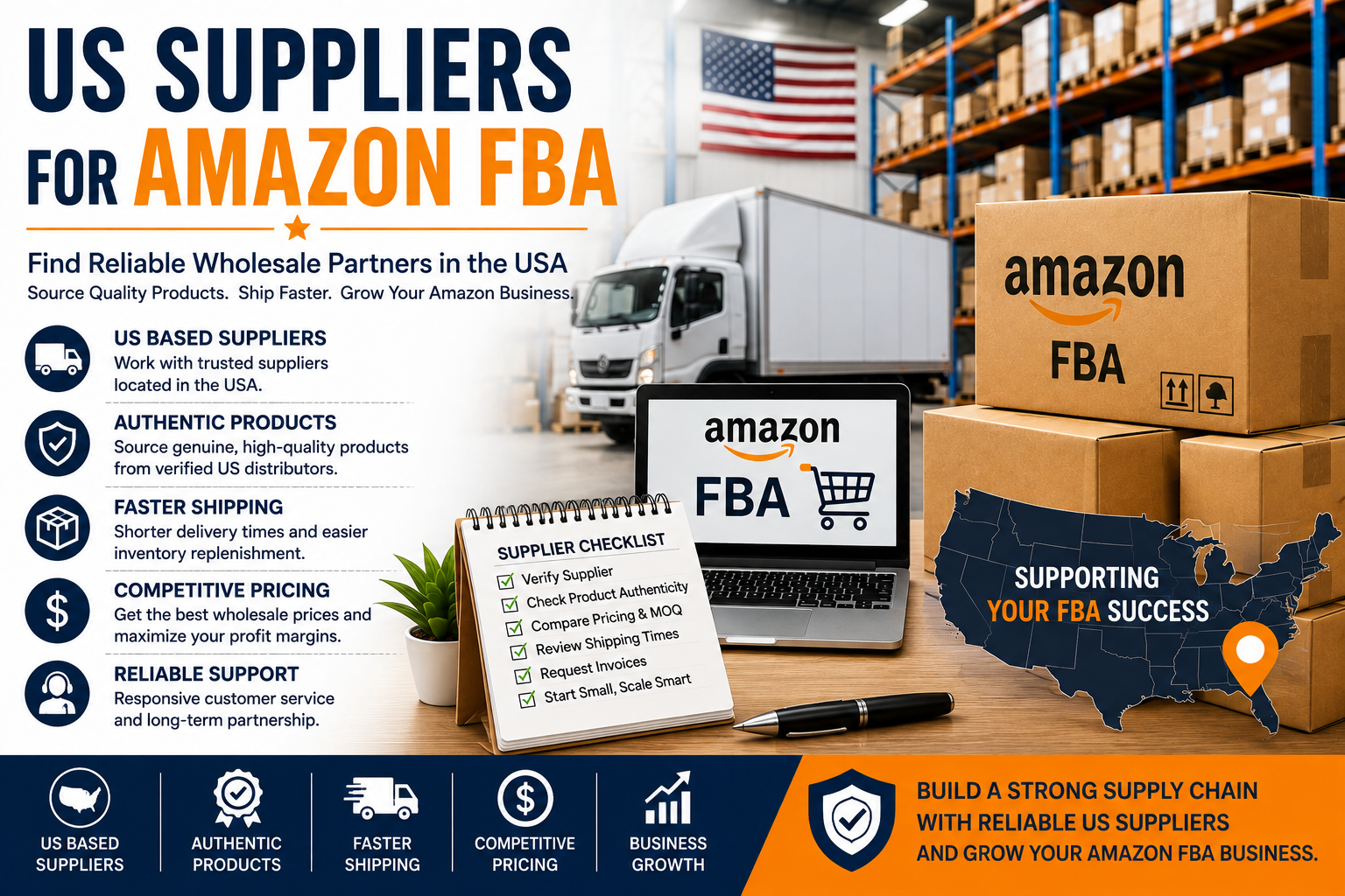 US Suppliers for Amazon FBA – Reliable Wholesale Sources